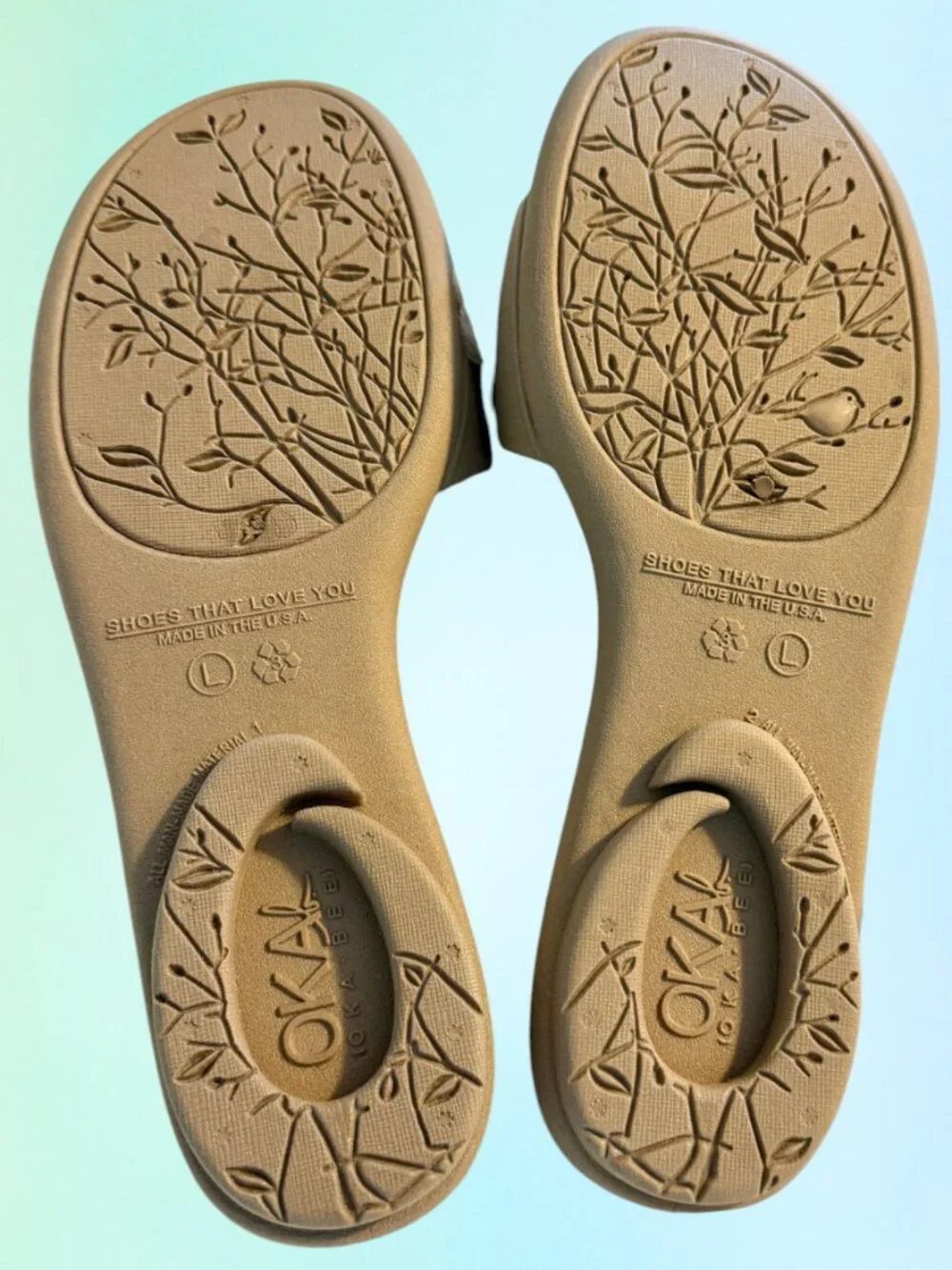 Oka b Catalina Pretty Floral Fringe Flex Sole Girly Boho Comfy Slides Sandals - Picture 5 of 8